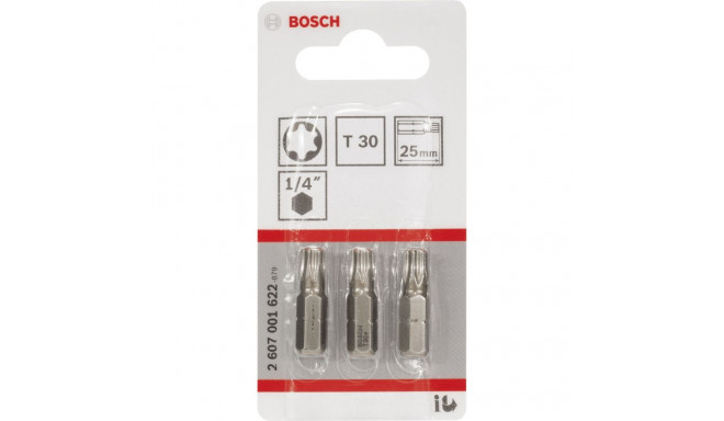 Bosch T30 3 Piece Extra Hard 25mm