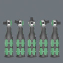 Wera 8009 Zyklop Pocket Set 1, 13-piece, bit set (black/green, reversi