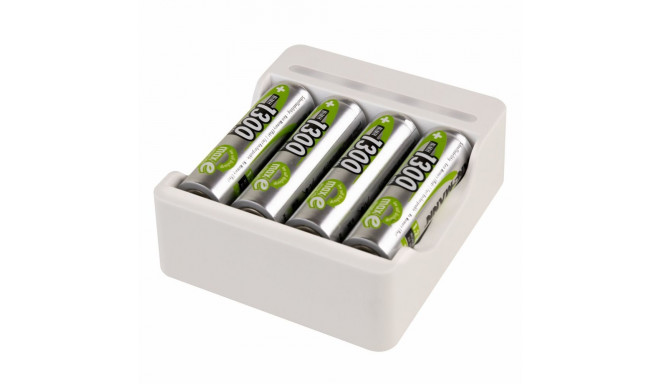 Ansmann Basic IV + 4× AA 1300mAh