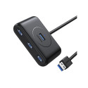 Ugreen 20290 (Lack; 4x USB 3.0) Black