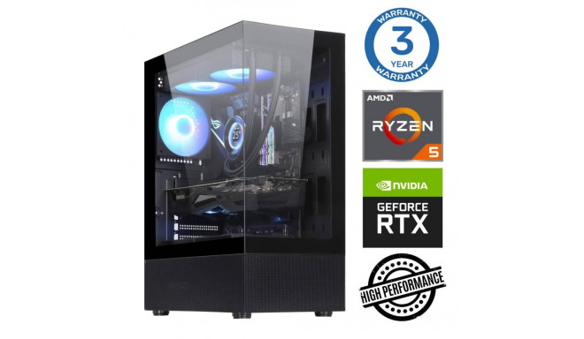 INTOP Ryzen 5 9600X 16GB DDR5 250SSD M.2 NVME RTX3050 6GB no-OS