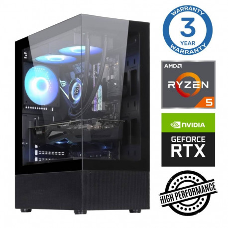 INTOP Ryzen 5 7500F 16GB DDR5 250SSD M.2 NVME RTX3050 6GB no-OS