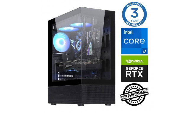 INTOP i7-12700F 32GB 1TB SSD M.2 NVME+2TB RTX4060Ti 8GB no-OS