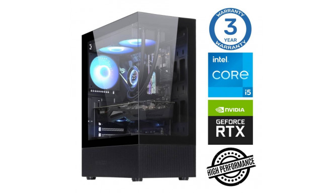 INTOP i5-14400F 16GB DDR5 500SSD M.2 NVME+2TB RTX5070 12GB no-OS