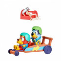 Zestaw figurek Bluey Gokart + 2 figurki piesków Zestaw figurek Bluey Gokart + 2 figurki piesków