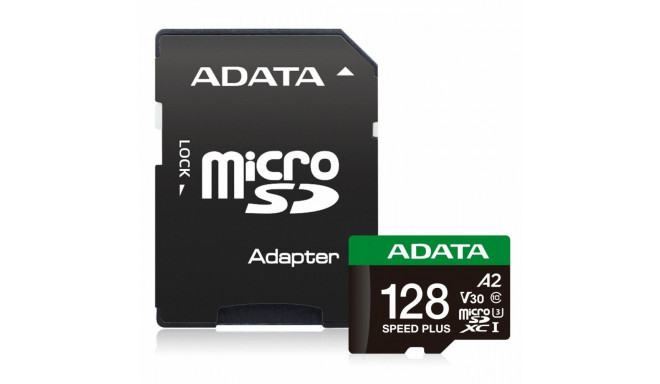 microSD Speed Plus card 128GB UHS1 U3 V30 A2 180/160 MB/s