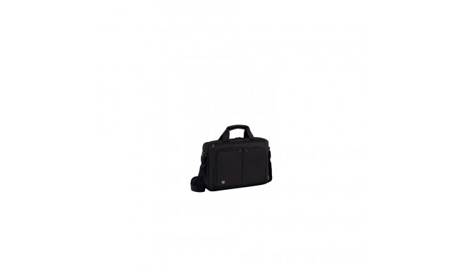 Sülearvutikott Wenger Source 16" Laptop Briefcase with 10" Tablet Pocket, must, 8L, 28x12x41cm 1kg