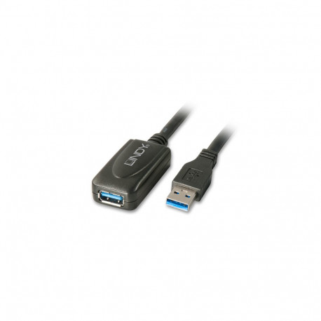 USB pikenduskaabel 5m võimendiga A-A M/F Lindy USB3.0 Active Extension