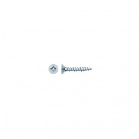 CHIPBOARD SCREW 5.0X30 WHT ZP 25PCS G1
