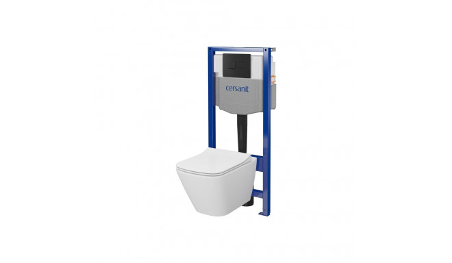 WC komplekt S701-777 raamiga + must matt nupp