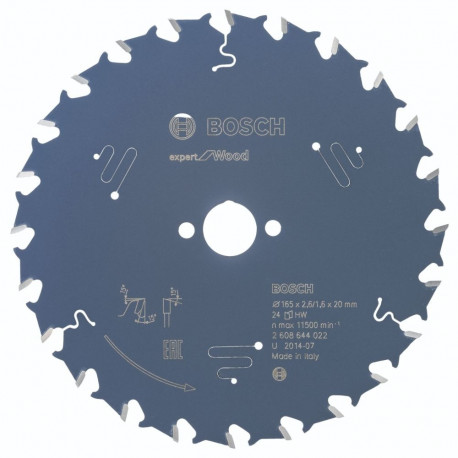 Bosch Circ. Saw Blade EX WO H 165x20-24