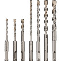 Makita B-49046 7-osaline SDS-PLUS puuriotsikute komplekt Nr.1