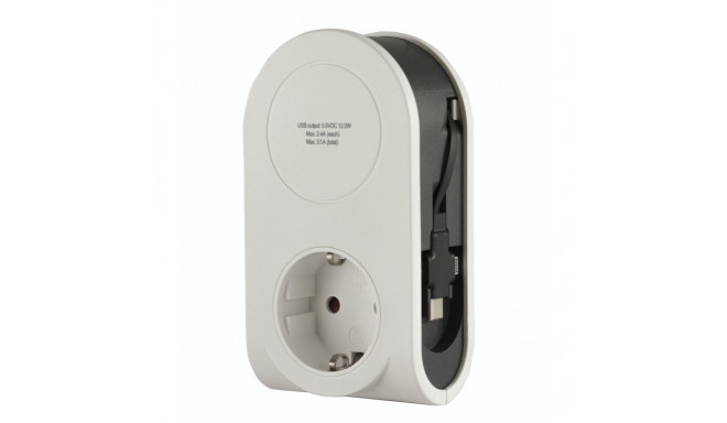 REV USB Charger Flex 3in1 0,8 m + 1x socket