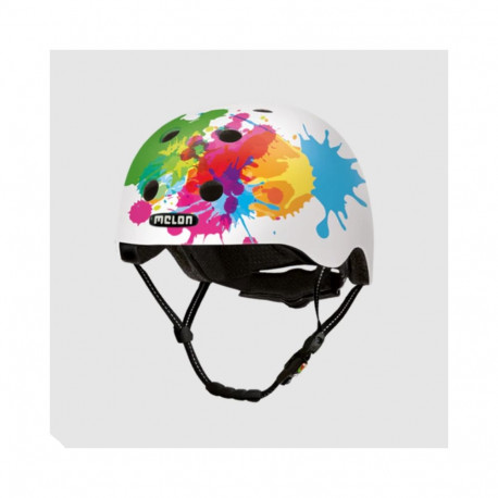 Kiiver MELON Coloursplash, valge, M/L