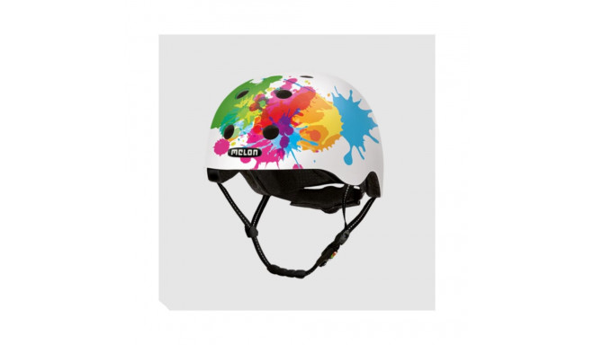 Kiiver MELON Coloursplash, valge, M/L