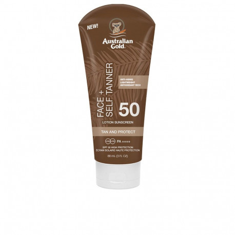 Australian Gold isepruunistav päikesekaitsekreem näole SPF50 88ml
