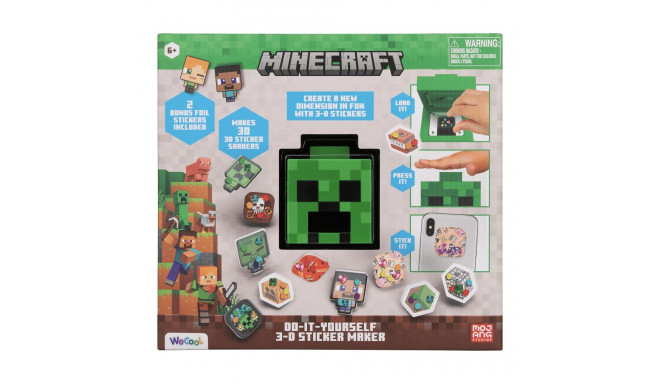 MINECRAFT DIY set 3D Sticker Maker