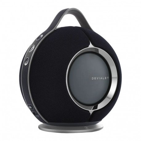 Devialet Mania Deep Black with dock