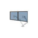 "Fellowes EPPA Monitorarm doppelt Weiss"