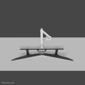 "Full-Motion-Tischhalterung für 17-27"" Bildschirme 16KG DS75S-950WH2 Neomounts White"