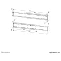 "Doppelbildschirm-Adapter (42""-65"") insg. max. 100kg opt. für FL55-875WH1 + WL55-875WH1 Neomounts 
