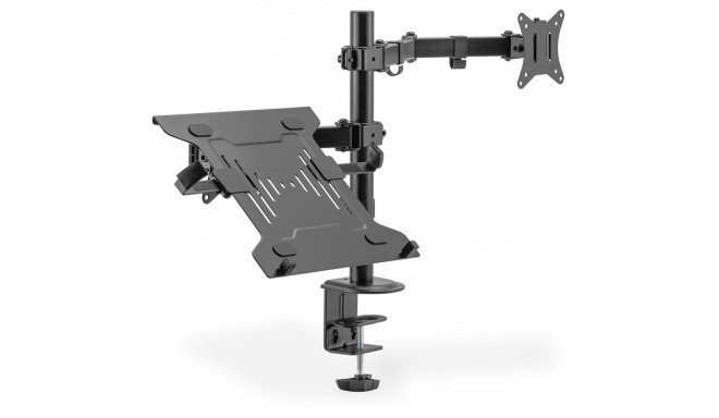 "Monitorhalter mit Notebookhalterung (17-32"") / Notebook-Halter 9KG schwarz DA-90436"