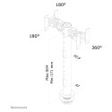 "Tischhalterung für zwei Flachbildschirme bis 30"" (76 cm) 10KG FPMA-D050DBLACK Neomounts"