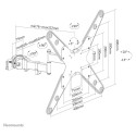 "Stangenhalterung. vollbeweglich. (Ø28-50 mm) für 32-55"" Bildschirme 25KG FL40-450BL14 Neomounts"