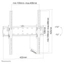 "Wandhalterung. neigbar. 40KG FPMA-W350BLACK Neomounts"