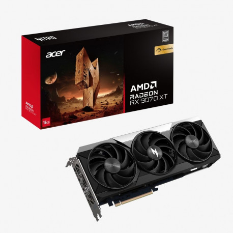 "RX 9070 XT 16GB Acer Nitro Radeon OC GDDR6 3 Fan"
