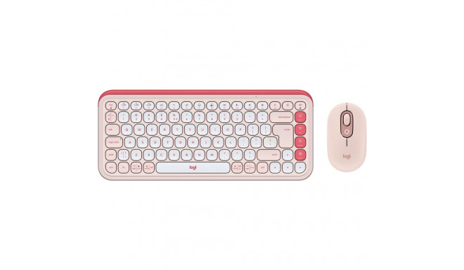 "Logitech POP ICON COMBO - ROSE (US)"