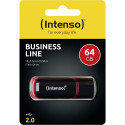 "STICK 64GB USB2.0 Intenso 64GB USB 2.0 Typ A black - red USB-Stick"