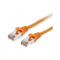 "Equip Patchkabel Cat6 S/FTP 2xRJ45 50.00m orange LSZH Polybeutel"