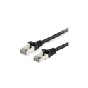 "Equip Patchkabel Cat6 S/FTP 2xRJ45 0.25m schwarz LSZH Polybeutel"