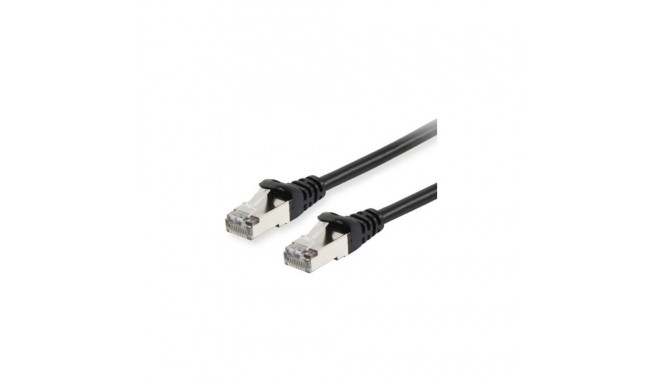 "Equip Patchkabel Cat6 S/FTP 2xRJ45 0.25m schwarz LSZH Polybeutel"
