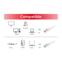 "Equip Patchkabel Cat6 S/FTP 2xRJ45 2.00m weiß LSZH Polybeutel"
