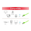 "Equip Patchkabel Cat6A U/FTP 2xRJ45 2.00m grün Flach LSZH Polybeutel"