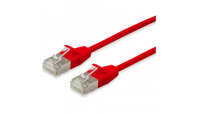 "Equip Patchkabel Cat6A F/FTP 2xRJ45 7.50m rot Slim LSZH Polybeutel"
