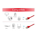 "Equip Patchkabel Cat6A F/FTP 2xRJ45 3.00m rot Slim LSZH Polybeutel"