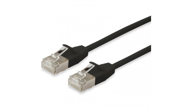 "Equip Patchkabel Cat6A F/FTP 2xRJ45 15.00m sw Slim LSZH Polybeutel"