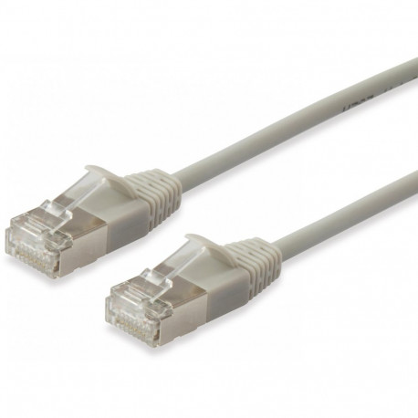 "Equip Patchkabel Cat6A F/FTP 2xRJ45 20.00m beige Slim LSZH Polybeutel"