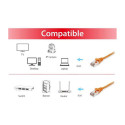 "Equip Patchkabel Cat6A S/FTP 2xRJ45 15.00m orange LSZH Polybeutel"