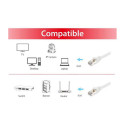 "Equip Patchkabel Cat6A S/FTP 2xRJ45 20.00m weiß LSZH Polybeutel"