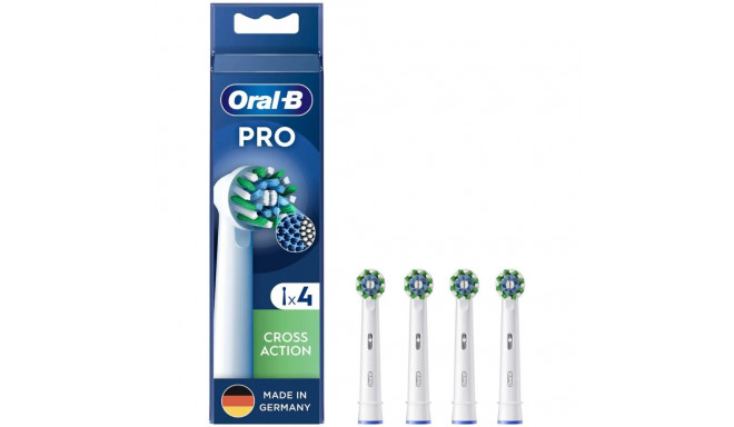"Oral-B Aufsteckbürsten CrossAction Pro 4er Weiß"