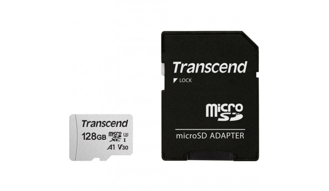"CARD 128GB Transcend 300S MicroSDXC 95MB/s +Adapter"