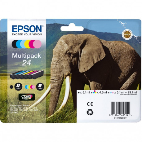 "Epson 24 6-Pack MULTIPACK T2428"