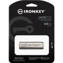 "STICK 64GB USB 3.2 Kingston IronKey Locker+ 50"