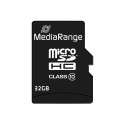 "CARD 32GB MEDIARANGE MicroSDHC Klasse 10 45 MB/s 15 MB/s"