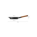 "Fiskars Pfanne Norden Gusseisen 24 cm"