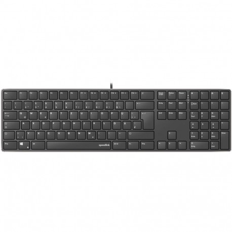 "Speedlink Tastatur RIVA Slim Metal Scissor. schwarz retail"